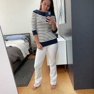 Striped Boat neck Sweater from Gap Size: S